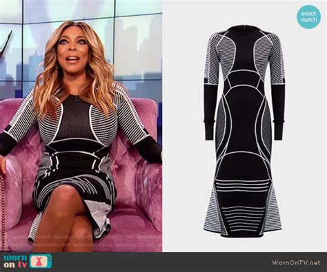 wendy williams versace shirt dress|wendy williams outfits.